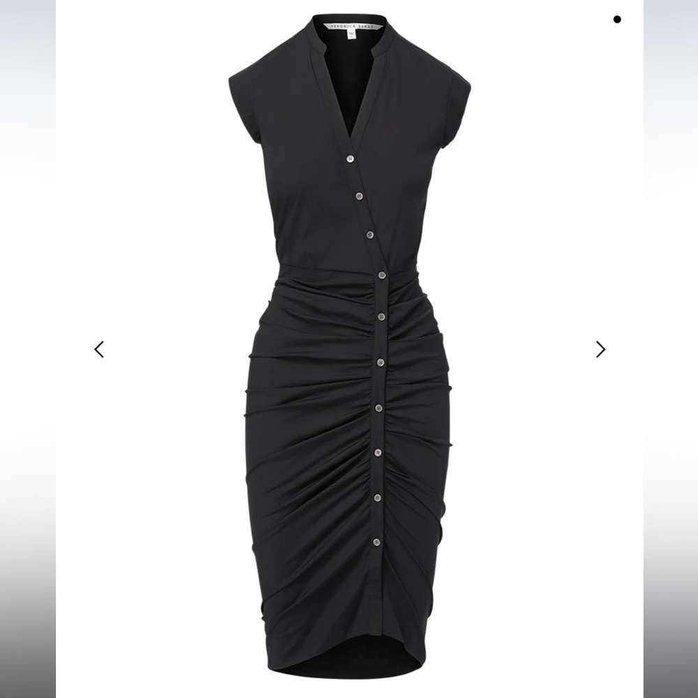 Veronica Beard Ruched Shirtdress - NWT